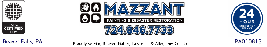 Mazzant Painting &amp; Disaster Restoration - Call 724.846.7733